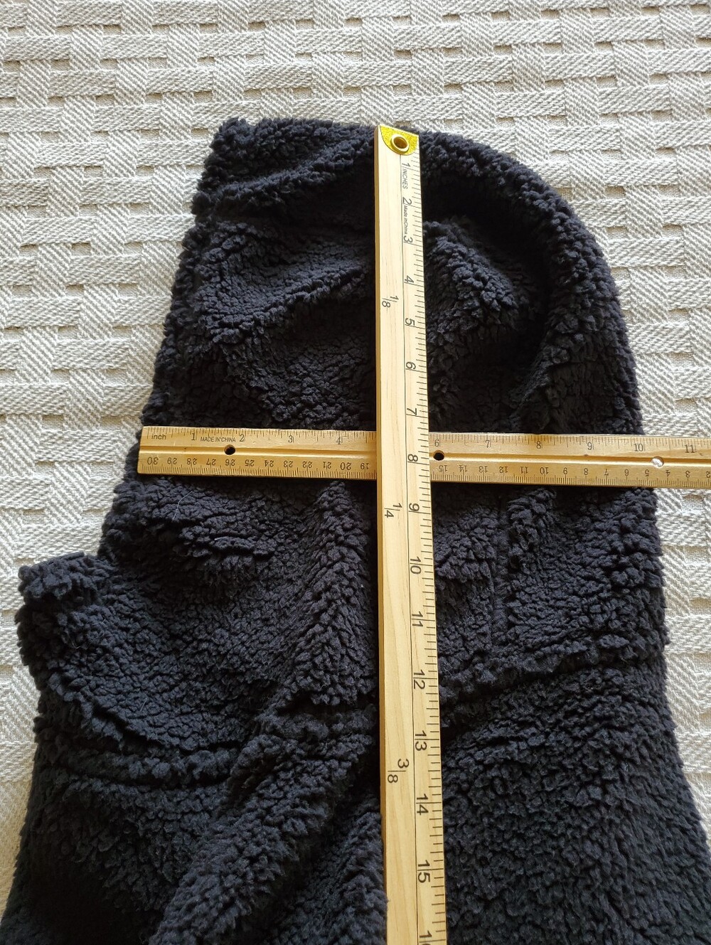 Eddie Bauer Chill Out Plush Sherpa Fleece Hooded Sweatshirt Black Unisex - Picture 9 of 13